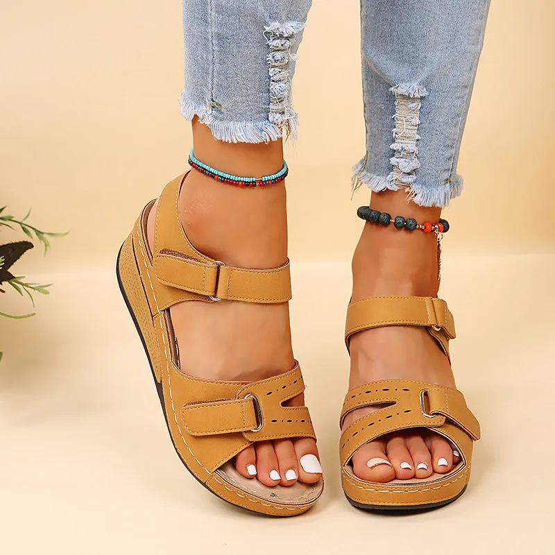 2024 casual fish-mouth Roman sandals