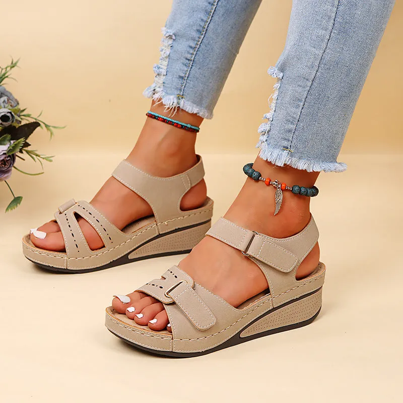 2024 casual fish-mouth Roman sandals
