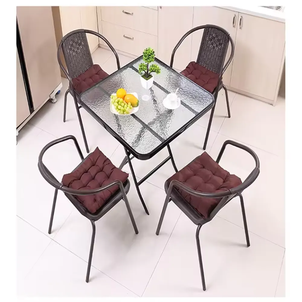 5 Piece Outdoor Weather Resistant Patio Chair Set