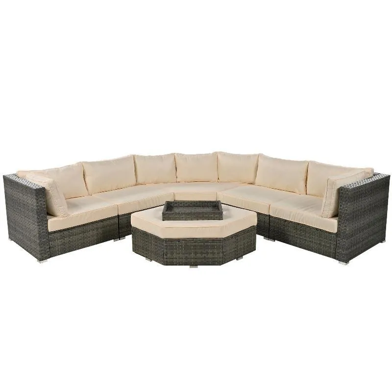 6 Piece Outdoor Conversation Set All Weather