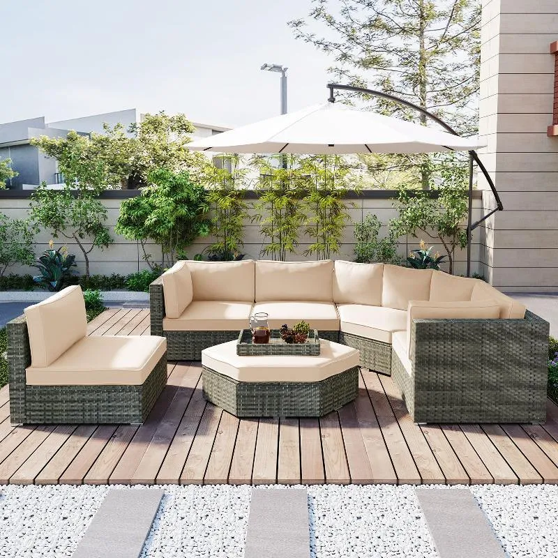 6 Piece Outdoor Conversation Set All Weather