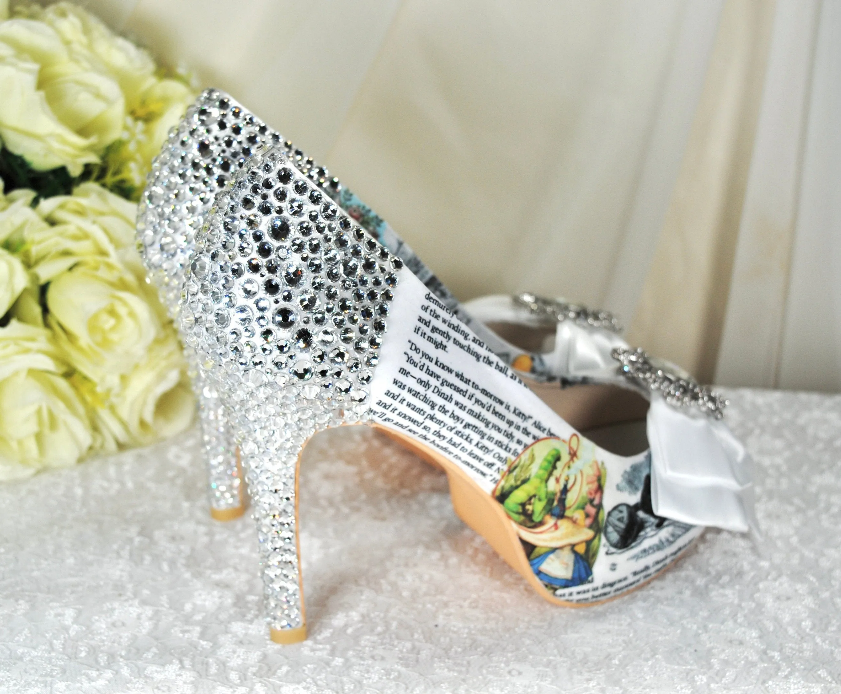 Alice in Wonderland Wedding Shoe UK7/US9.5
