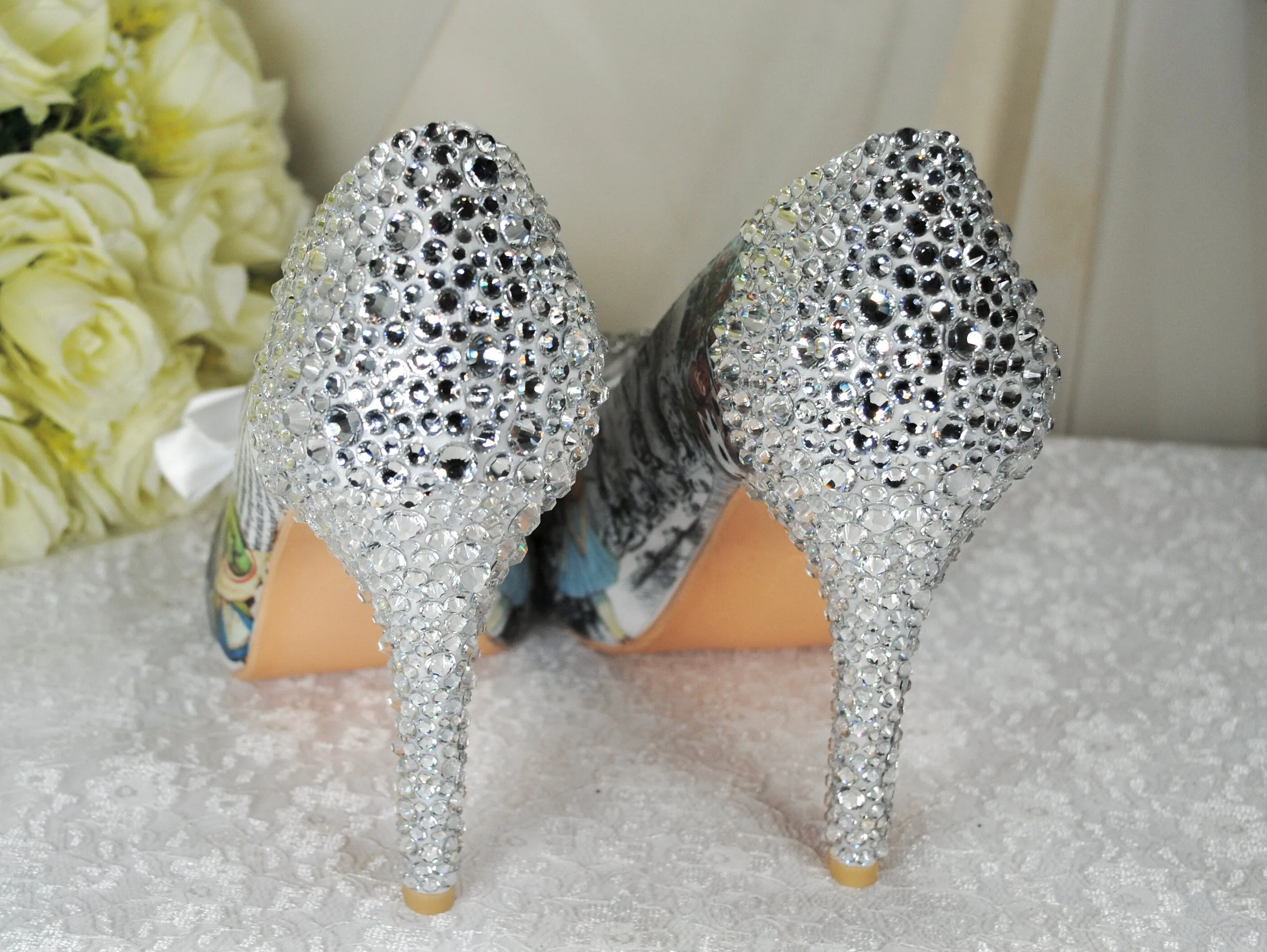 Alice in Wonderland Wedding Shoe UK7/US9.5