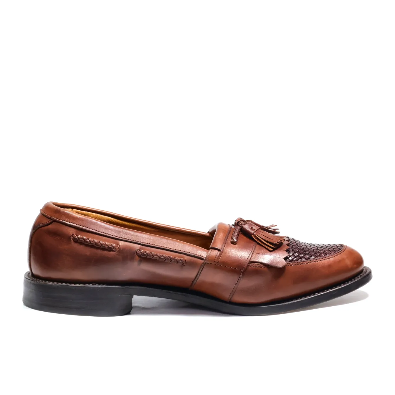 Allen Edmonds Formal Slip Ons Leather Brown Colour For Men