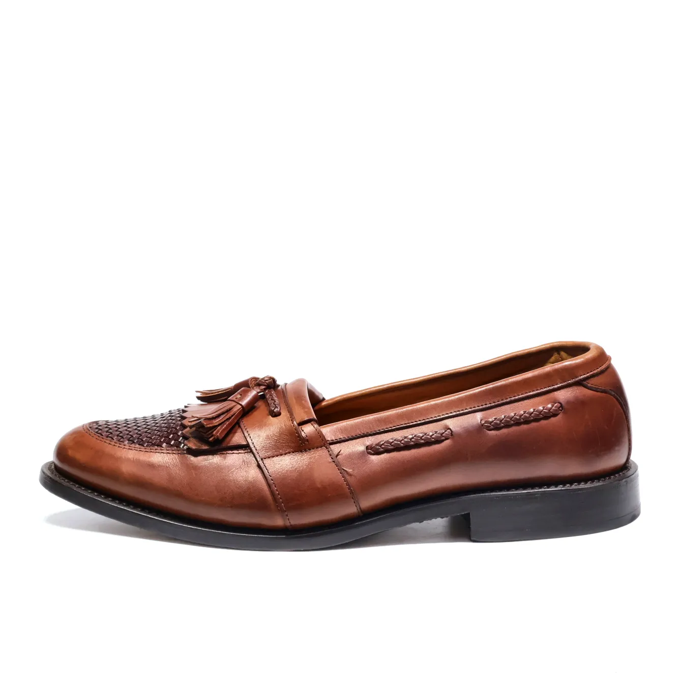 Allen Edmonds Formal Slip Ons Leather Brown Colour For Men