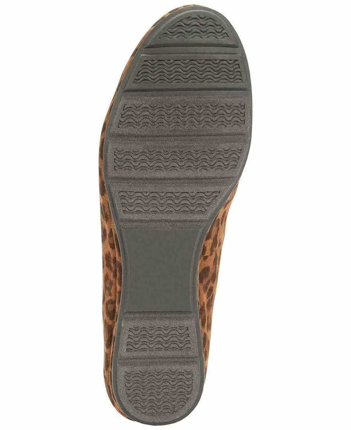 American Rag Women ELLIE Fabric Closed Toe Slide Flats Leopard Ballet Flat 6.5 M