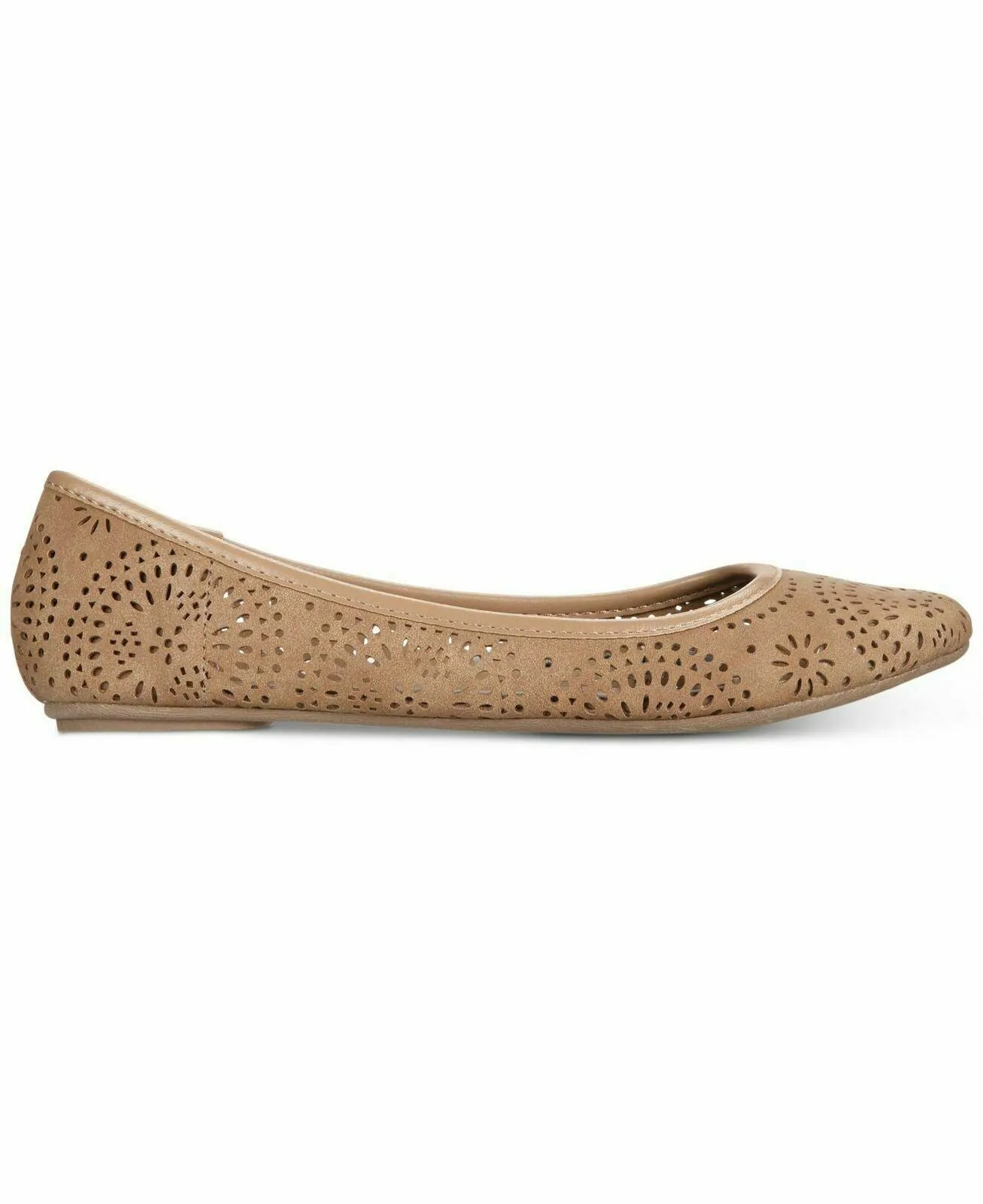 American Rag Women Sophia Closed Toe Ballet Espadrille Flats Tan Size 9.5 Shoes