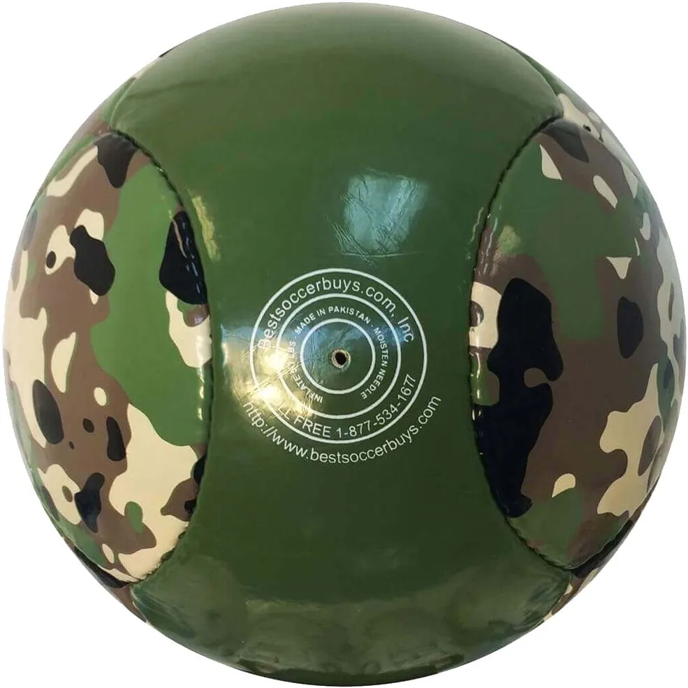 Army Camouflage Soccer Ball - 6 Panels Unique Gift for Soccer Fans Size 5