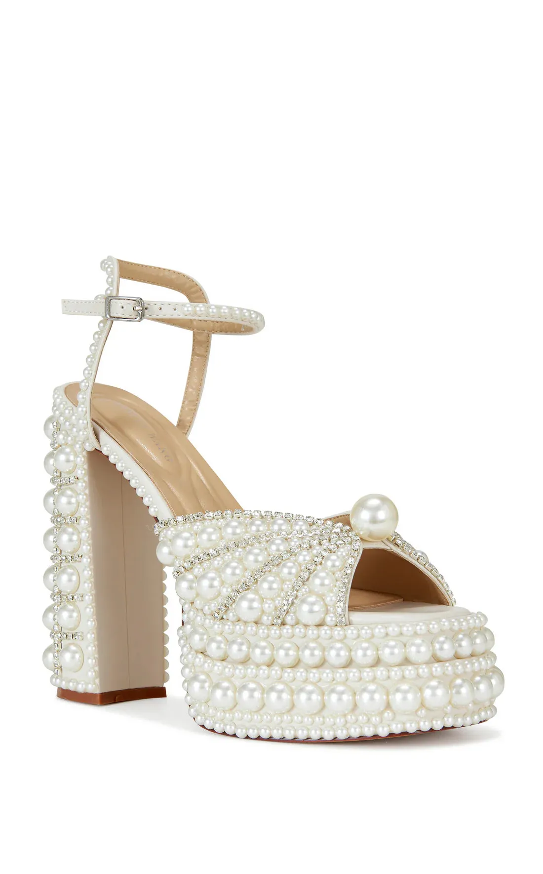 Astrella Platform Heel - White