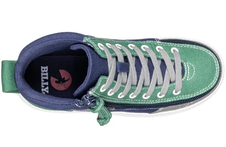 Billy Footwear Kid's Boys High Top Sneakers- Earth