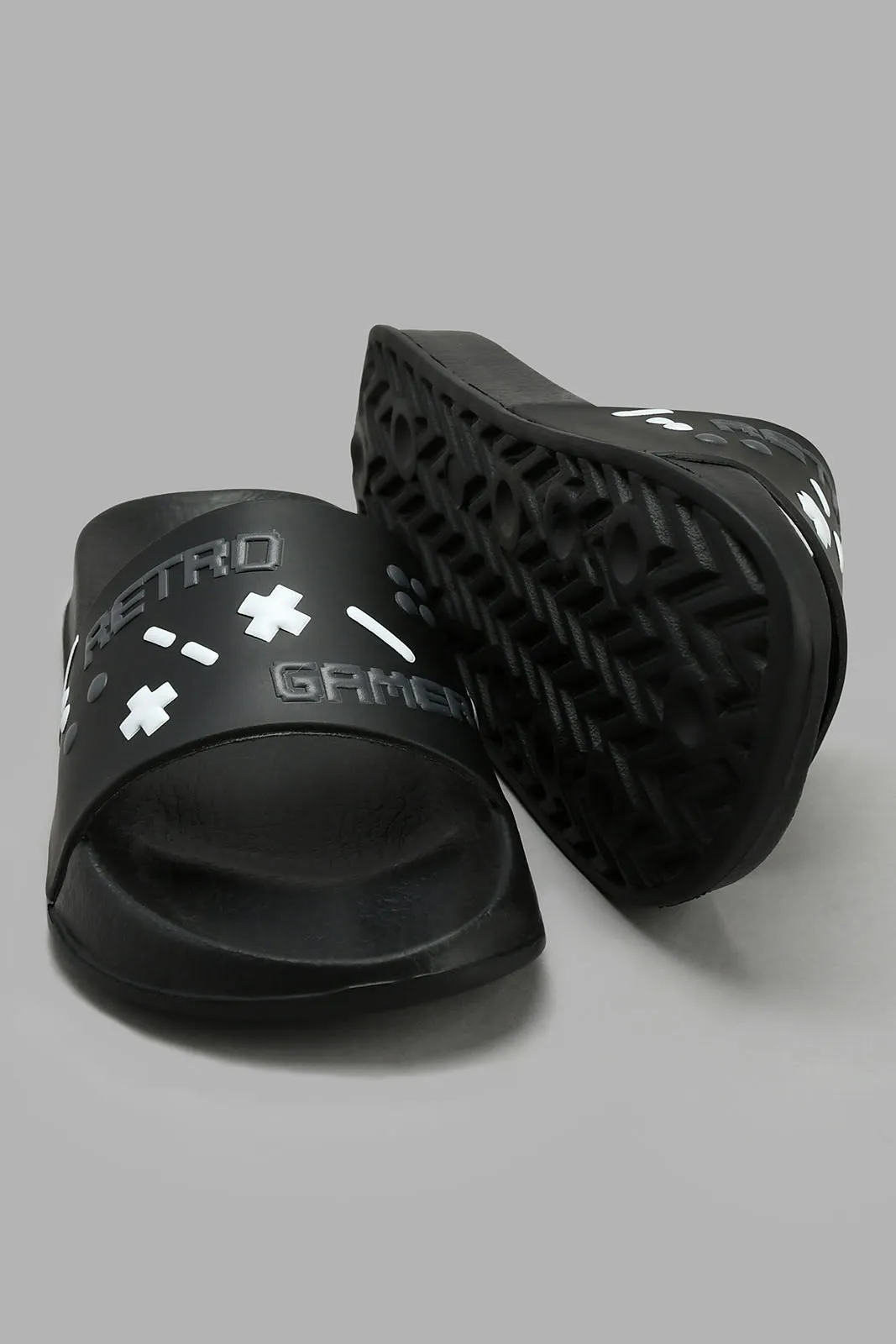 Black Gamer Embossed Slide