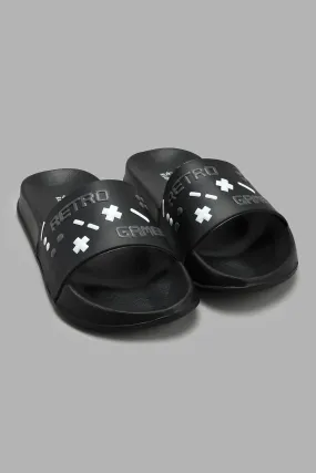 Black Gamer Embossed Slide