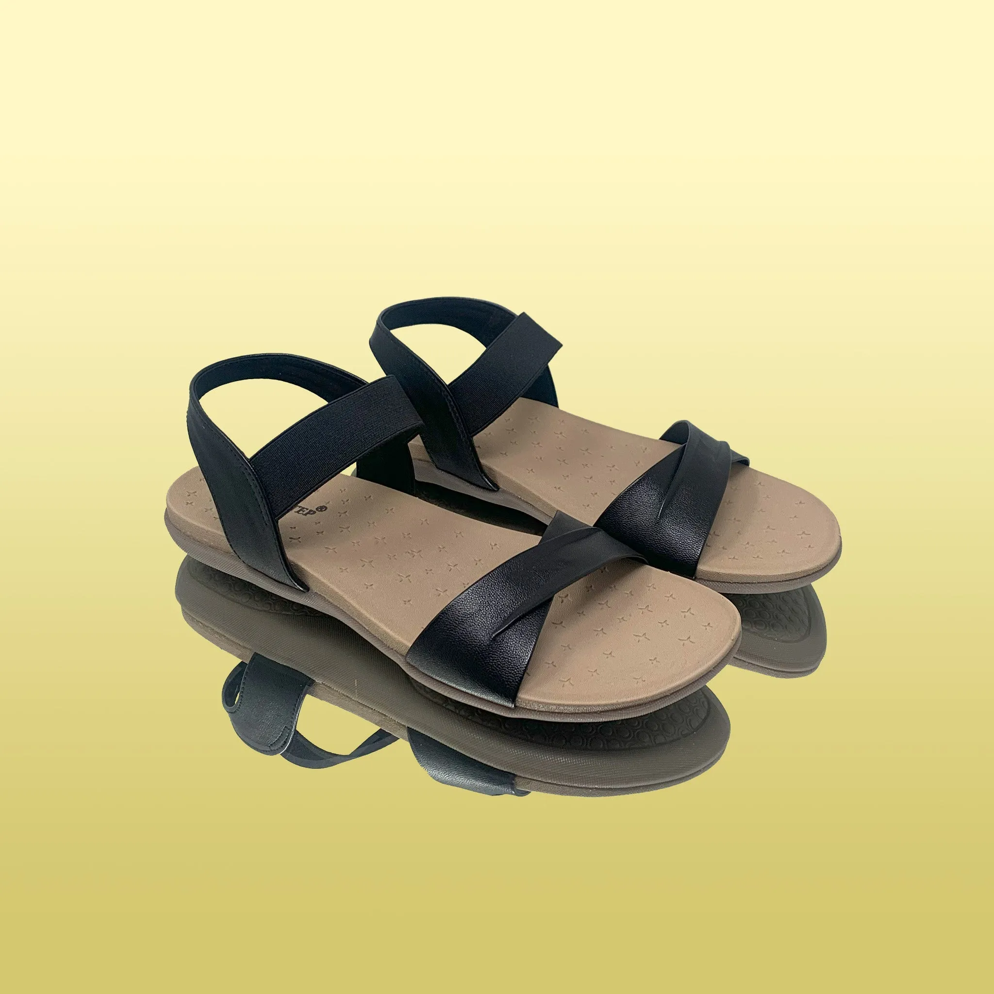 Black Strap Sandals