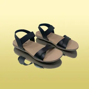 Black Strap Sandals