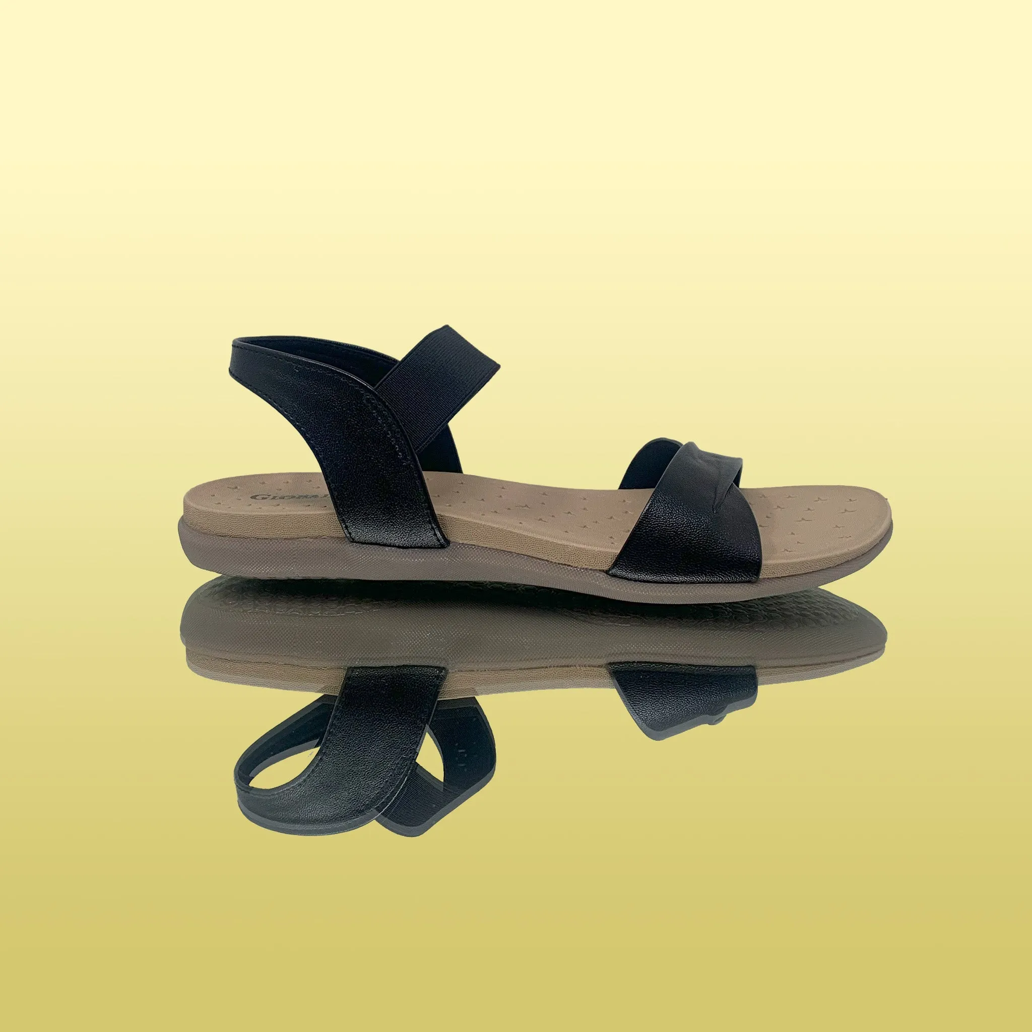 Black Strap Sandals