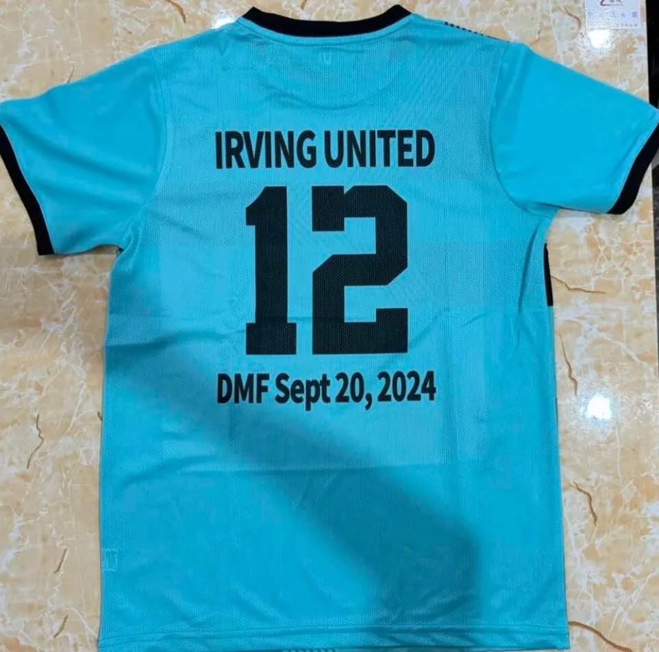 Blue Professional Soccer Jersey Soccer Training Suits