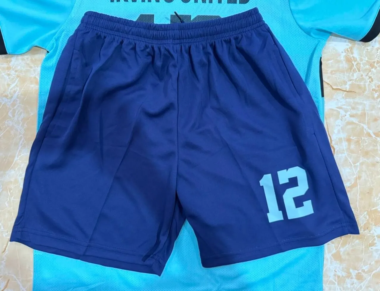 Blue Professional Soccer Jersey Soccer Training Suits