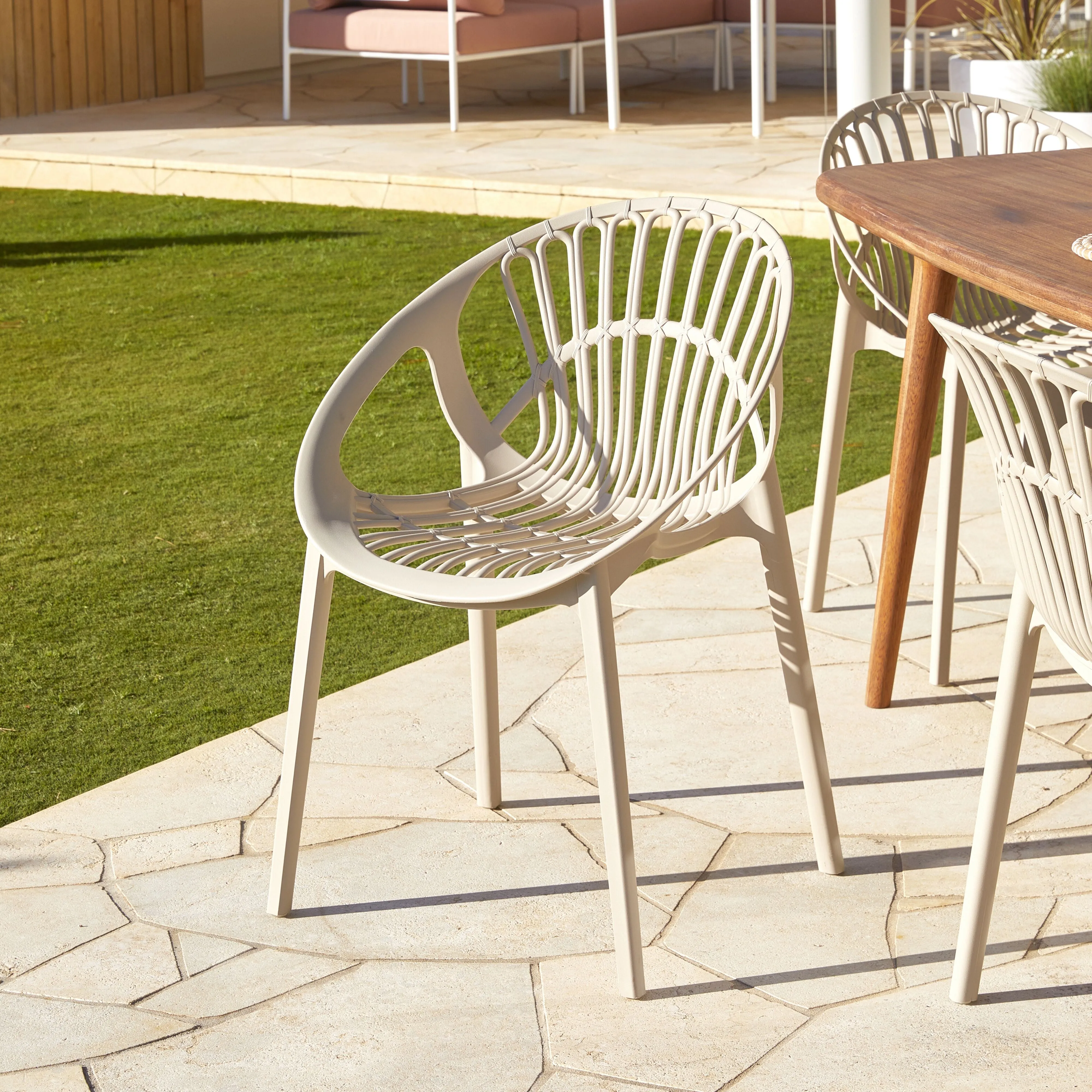 Boheme Dining Chair Taupe