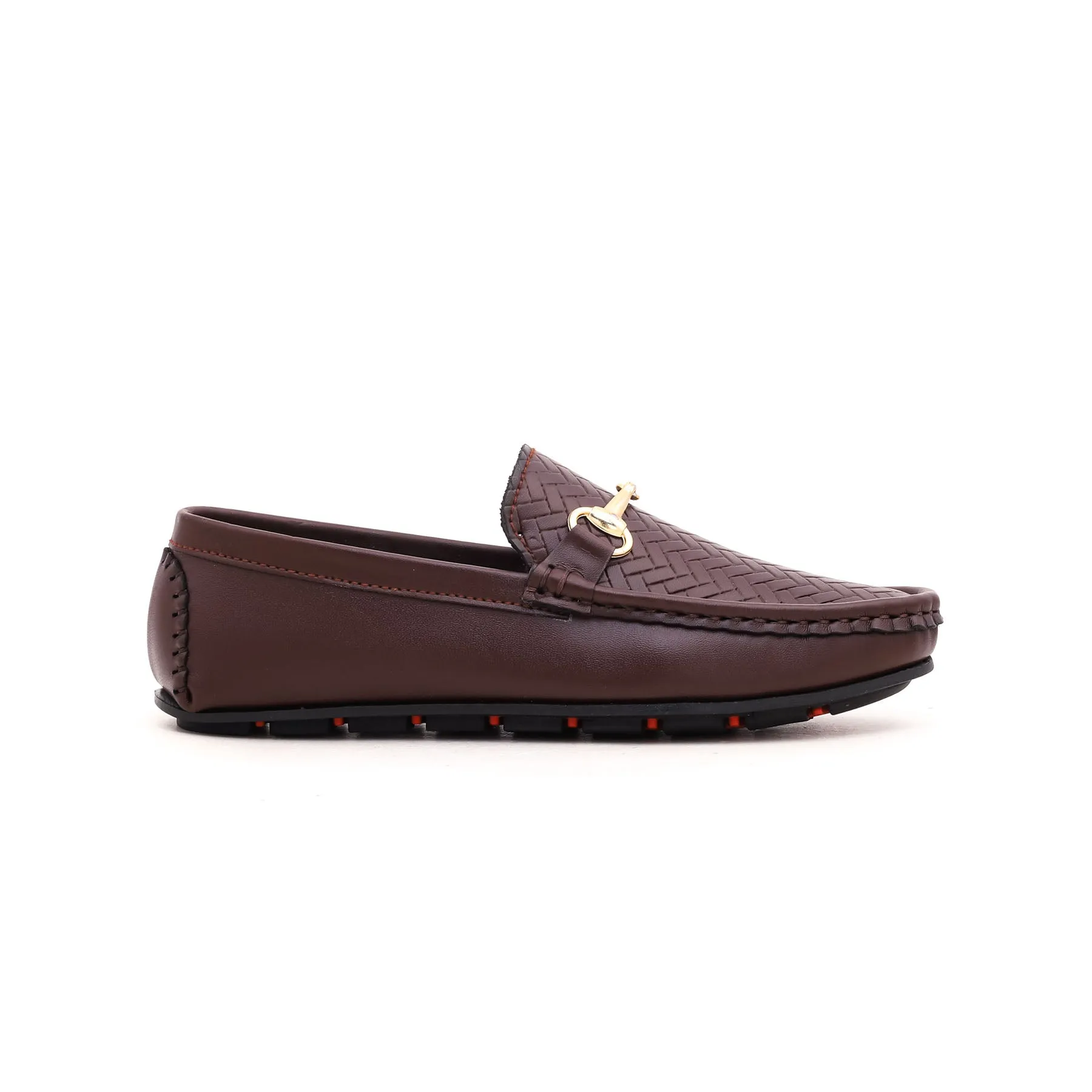 Boys Coffee Formal Moccasin KD0445
