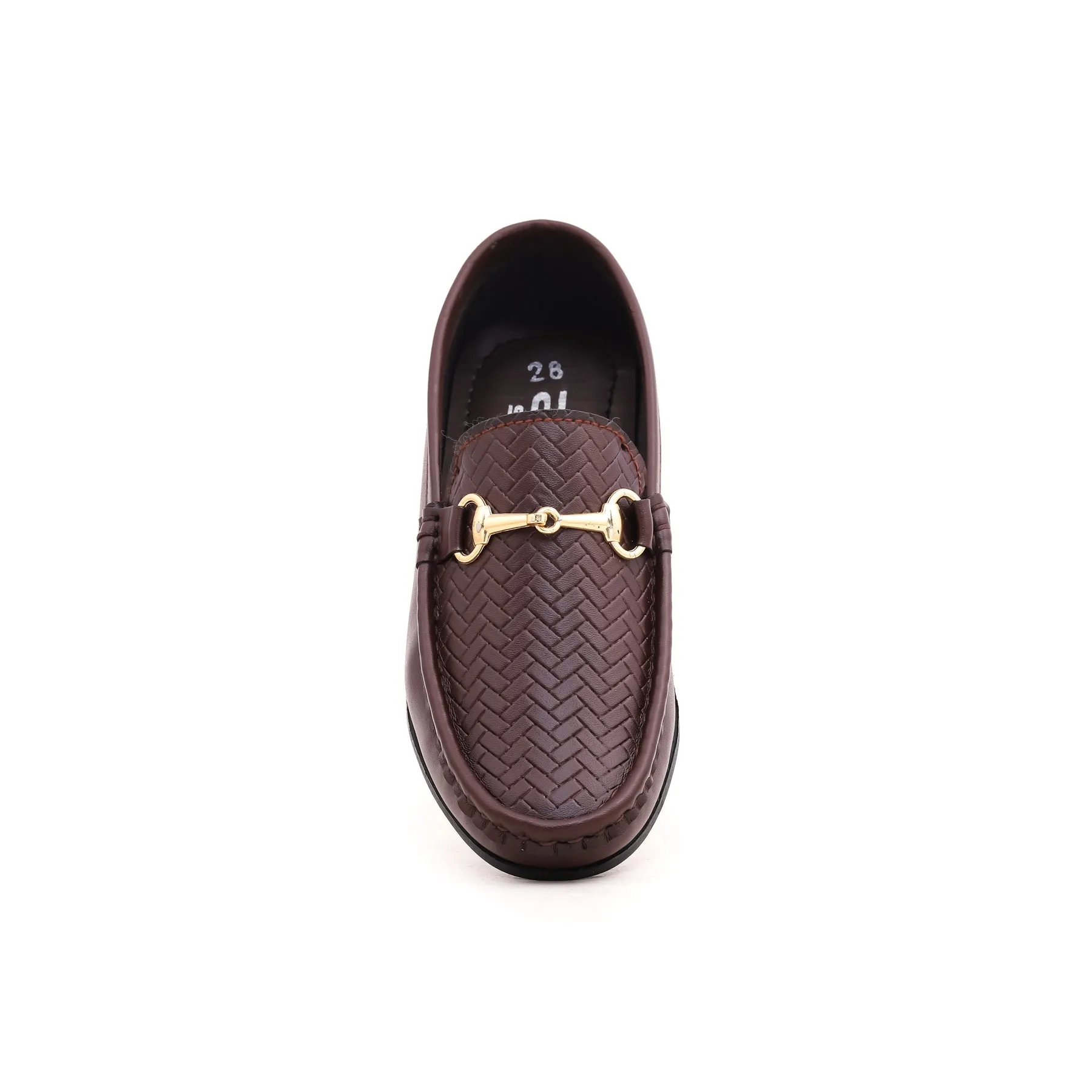 Boys Coffee Formal Moccasin KD0445