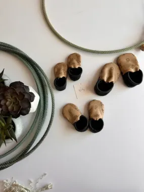 Branded Baby Moccasins