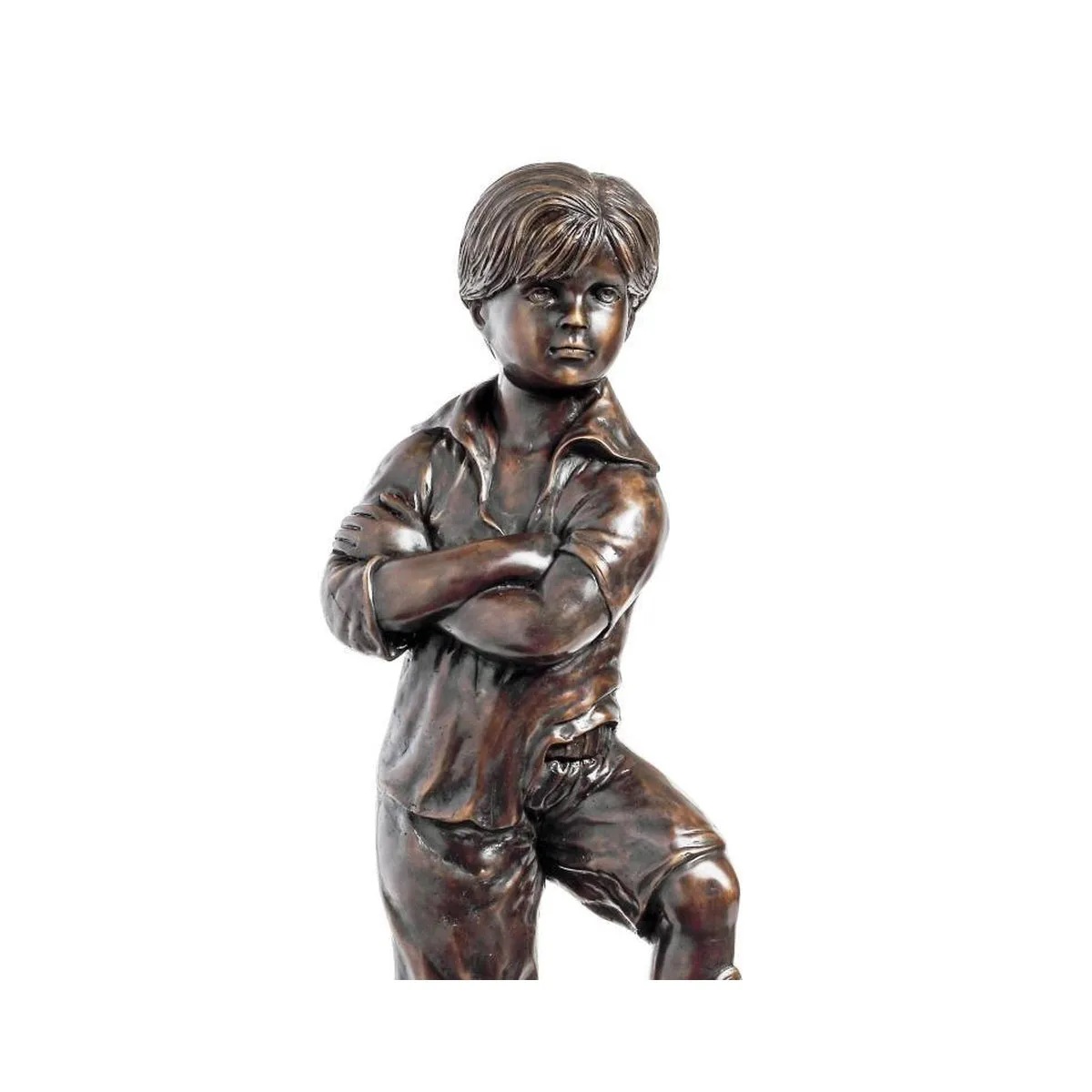 Bronze Outdoor Soccer Statue