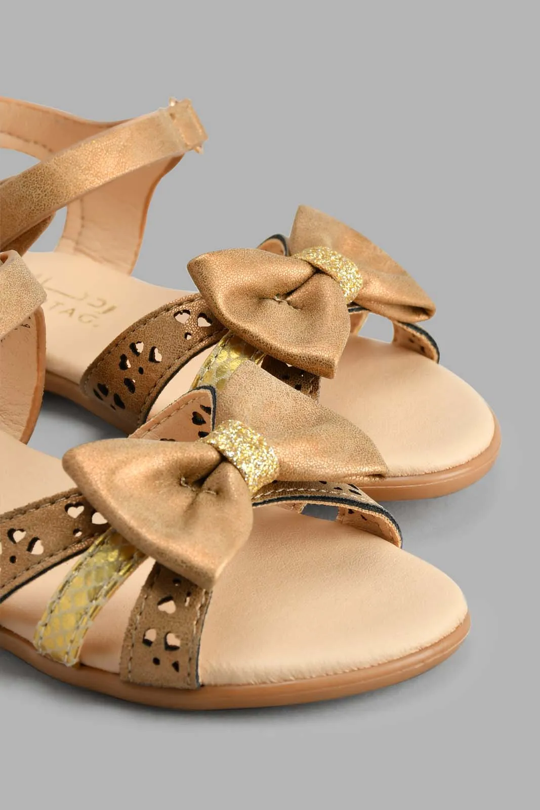 Brown Bow Sandal