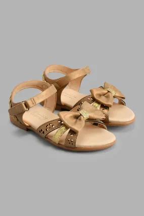 Brown Bow Sandal