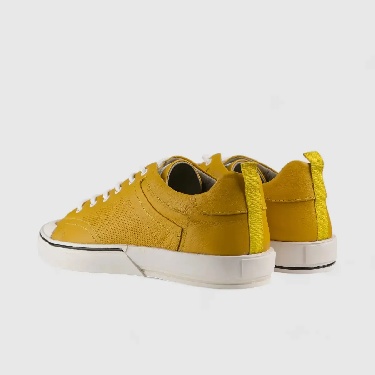 Bulletti Lace Up Sneaker Yellow 152-17294