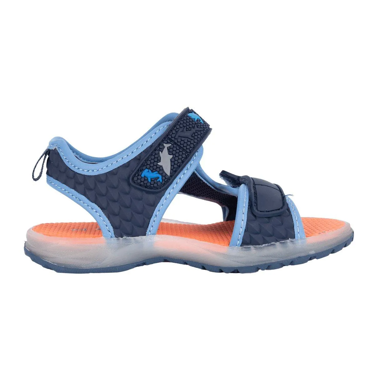 Carter'S Strap Flat Sandals Fabric Blue Colour For Kids