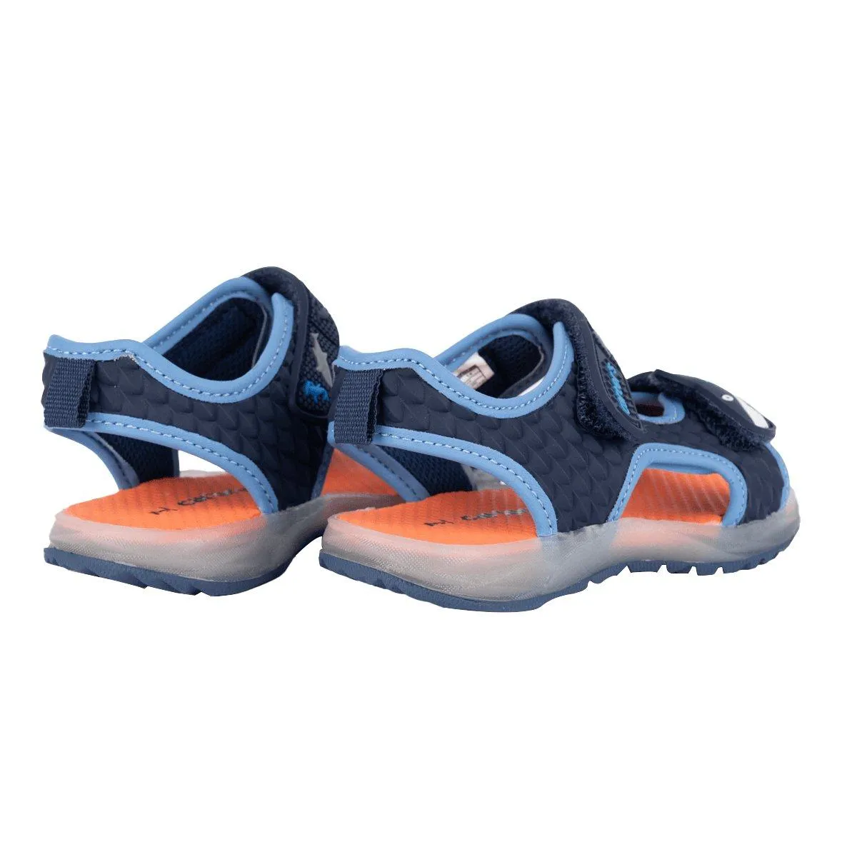 Carter'S Strap Flat Sandals Fabric Blue Colour For Kids