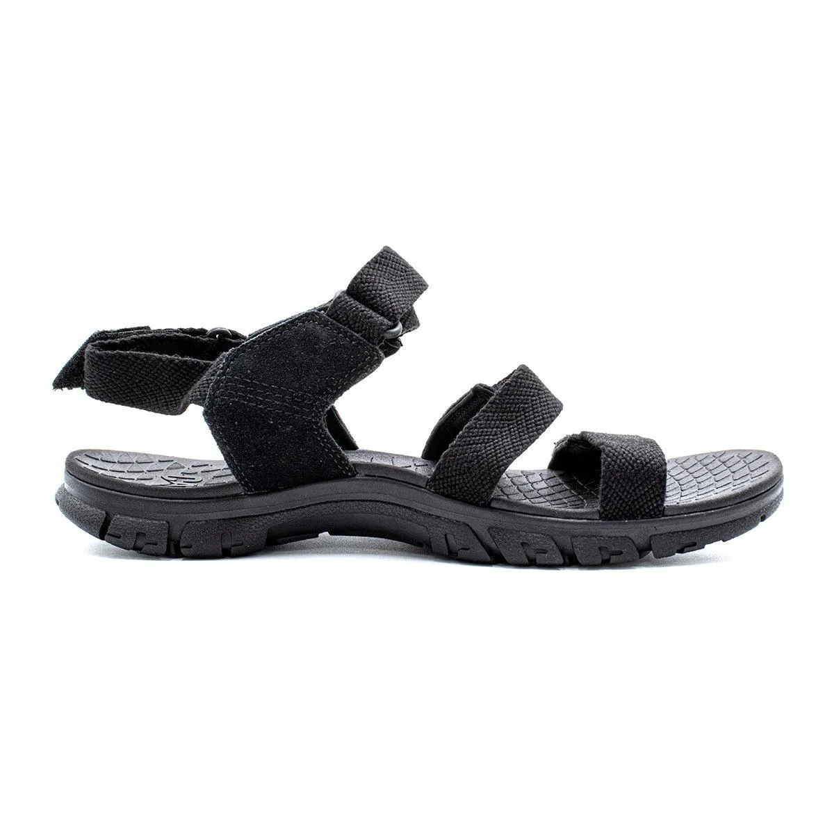 Caterpillar Apparatus Strap Casual Sandals Fabric Black Colour For Men