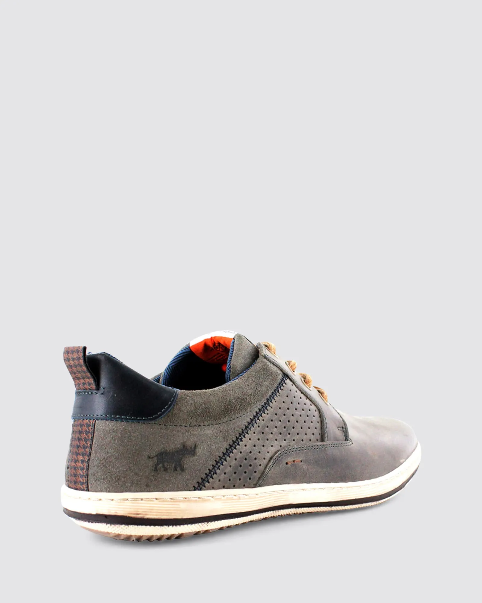 CHARGER SNEAKERS DARK GREY LEATHER