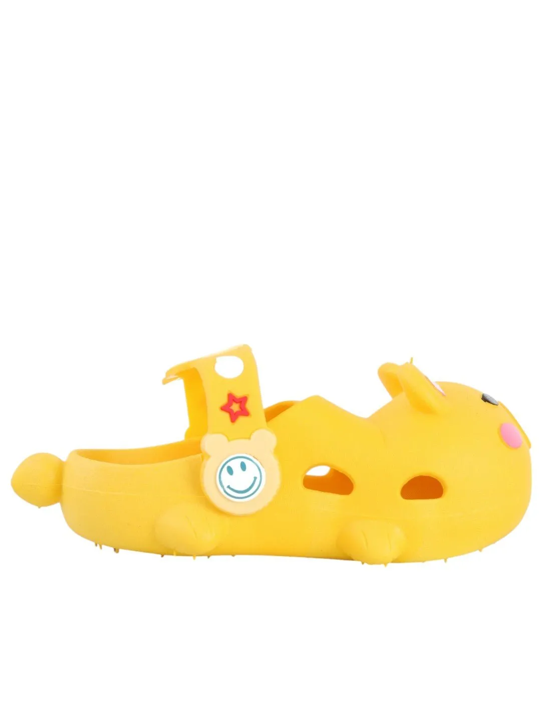 Cheerful Bear Buddies Clogs - Sunny Steps for Happy Tots