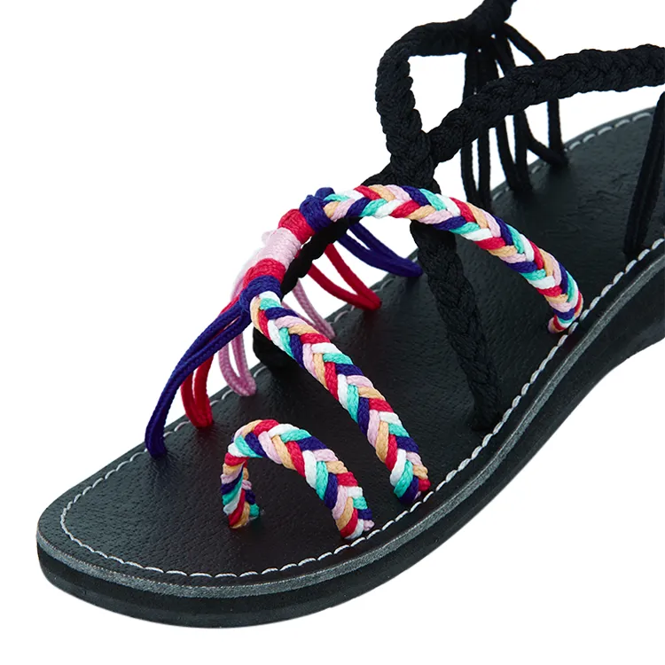 Commune - Party black Rope Sandals