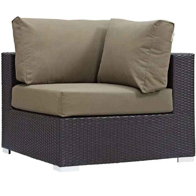 Convene Nine-Piece Outdoor Patio Sectional Set