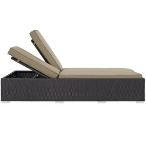 Convene Outdoor Patio Double Chaise Lounge Chair
