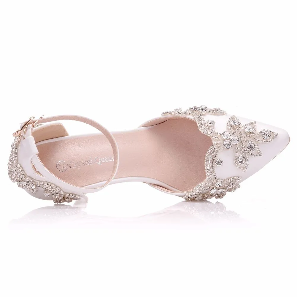 Crystal Sequin Rhinestone Studded High Heels
