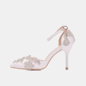 Crystal Sequin Rhinestone Studded High Heels