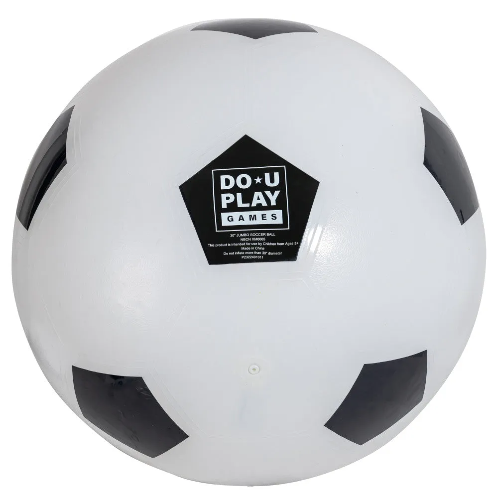 Do-U-Play Giant Inflatable Soccer Ball - 30" Outdoor Fun for Kids 3 