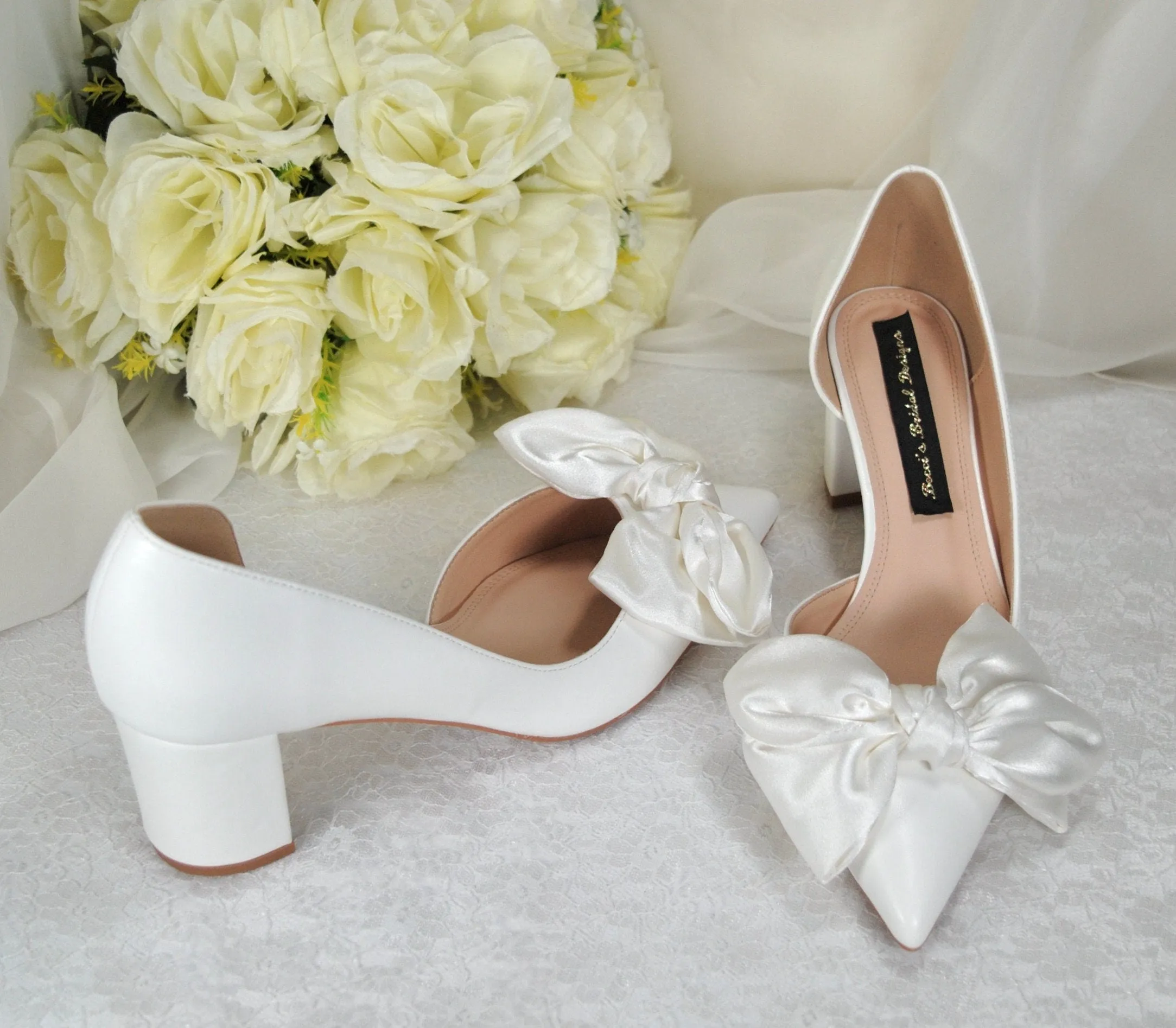 D'Orsey Block Heel with Bow