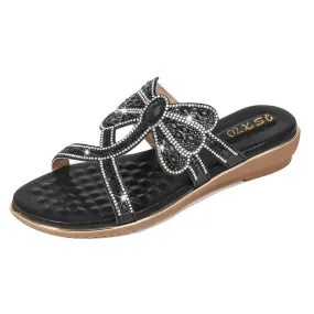 Dressed comfortable summer sandals