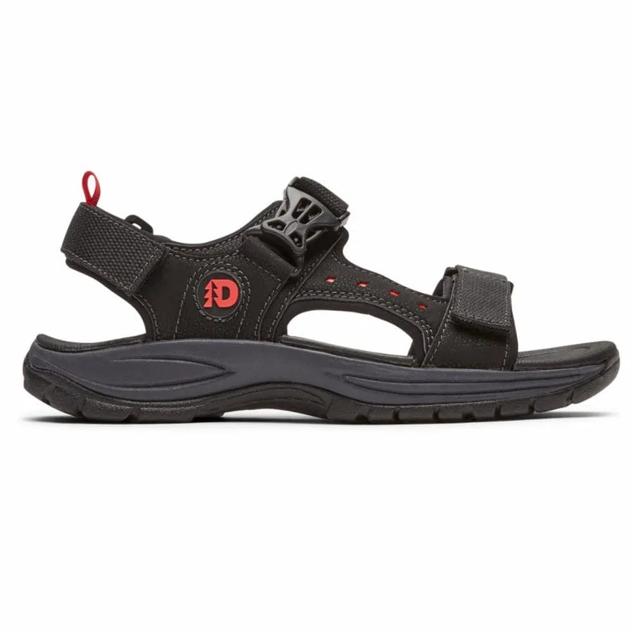 Dunham Men's Nolan WF Sport Sandals- Black