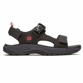 Dunham Men's Nolan WF Sport Sandals- Black