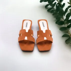 Elegance Suede Slip-On Sandals