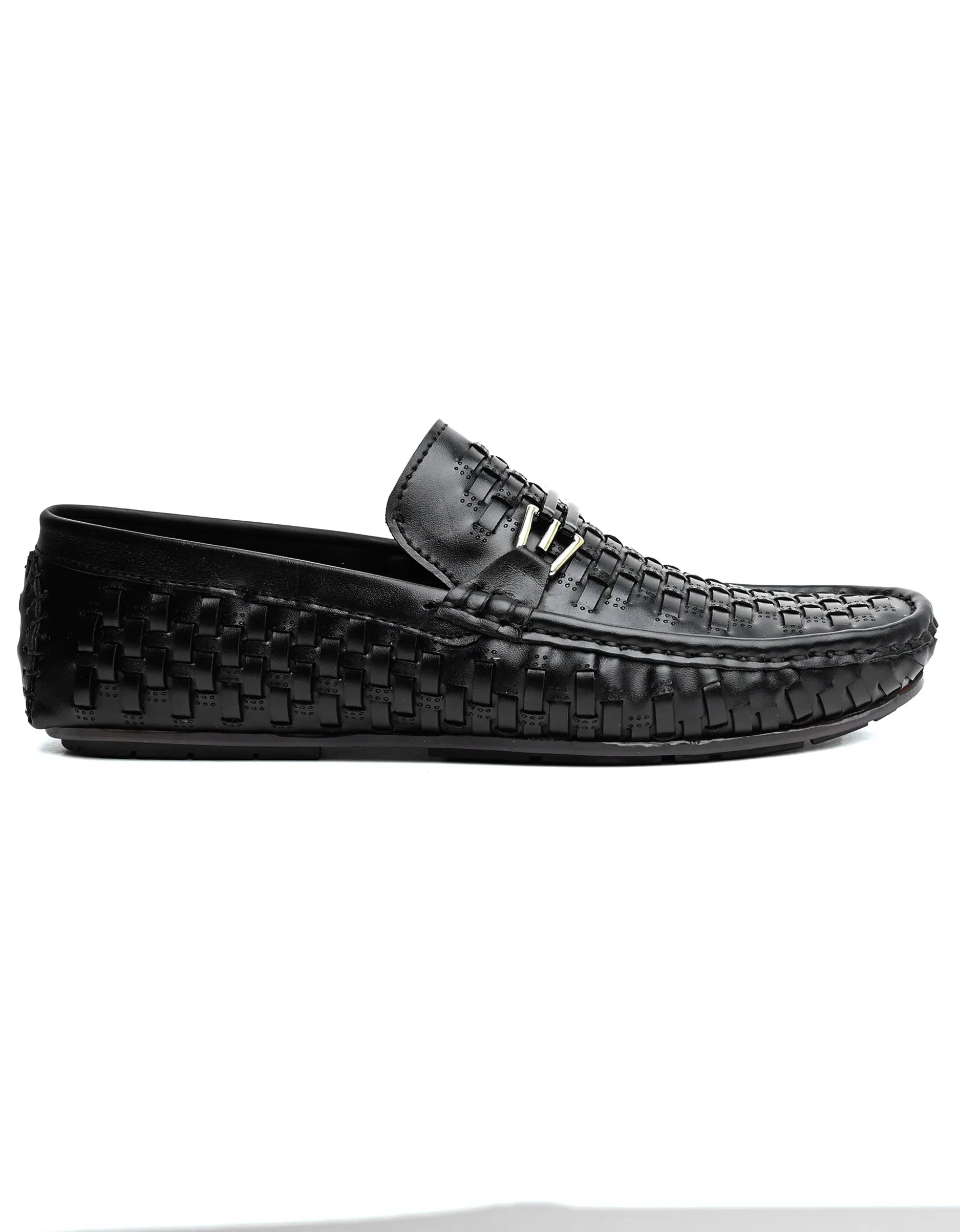 EX-8025-Black-Men Driving Moccasins