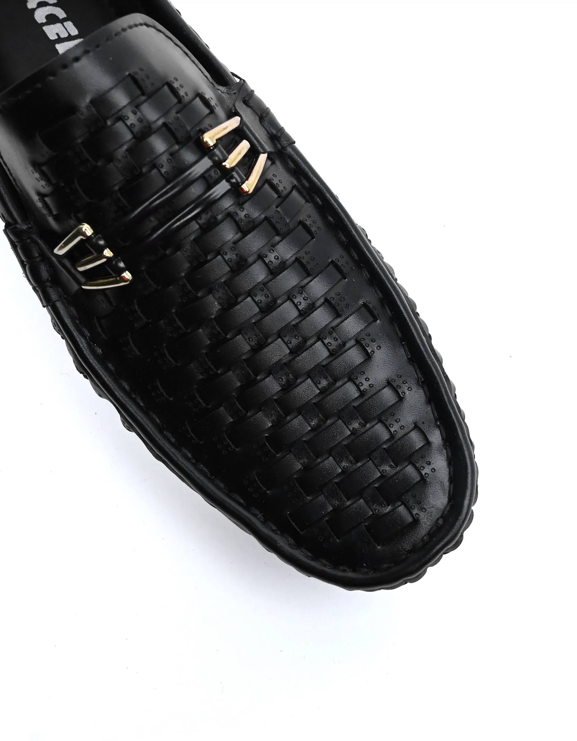 EX-8025-Black-Men Driving Moccasins
