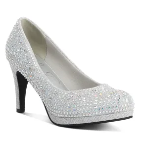 Exquisite Rhinestone-Embellished Stiletto Pumps