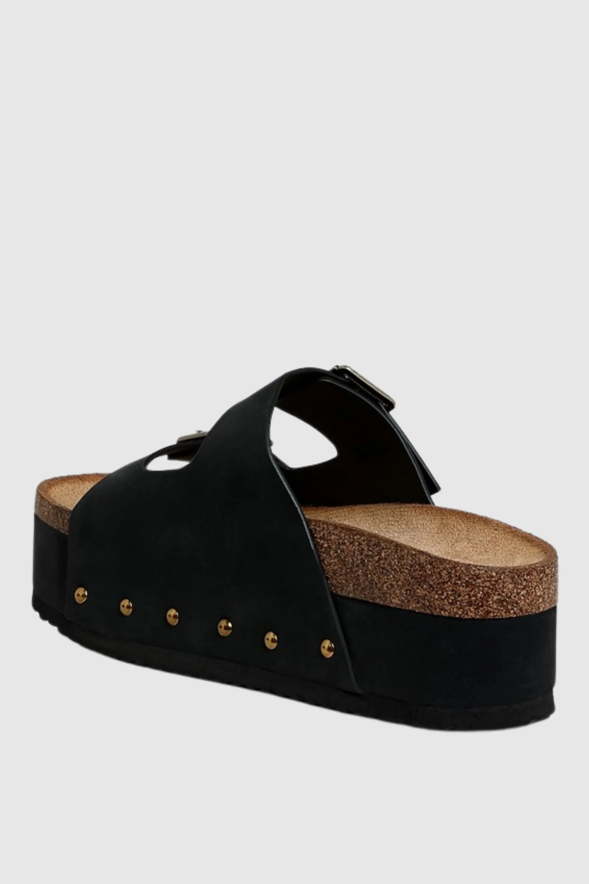 Faux Leather Slip Ons