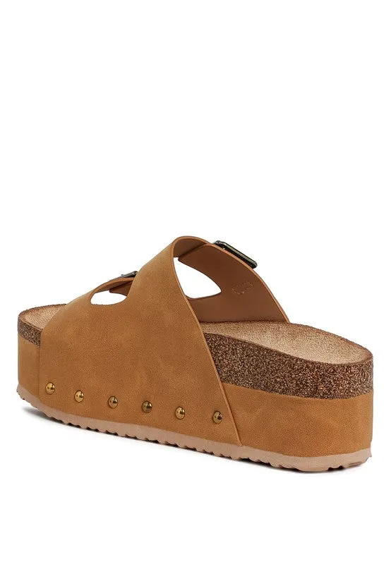 Faux Leather Slip Ons
